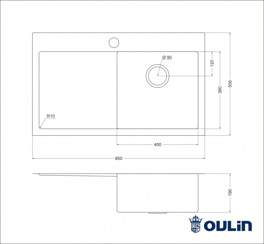 Oulin OL-FTR102R. Оулин мойка с крылом FTR102R — официальный сайт .