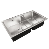 Мойка с большой и малой чашами Oulin S-8203